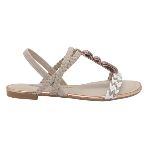 Sandalia Rasteira Dakota Nude