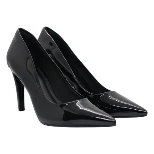 Scarpin Salto Fino Via Marte 045-001 Preto
