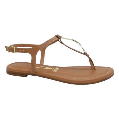 Sandália Rasteira Vizzano Camel