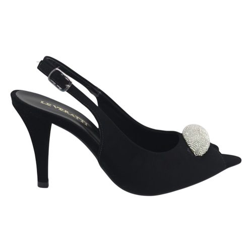 Sandália Salto Alto Le Veratti Preto