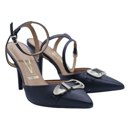 Scarpin Salto Fino Vizzano 1184.1707 Preto