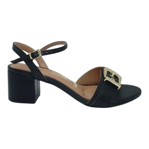 Sandália Salto Bloco Vizzano Preto