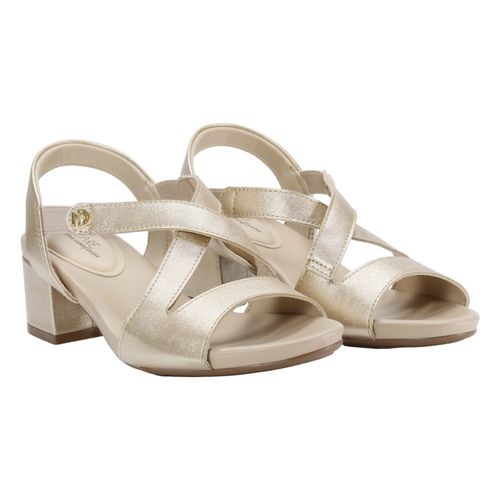 Sandália Salto Modare 7187.108 Dourado