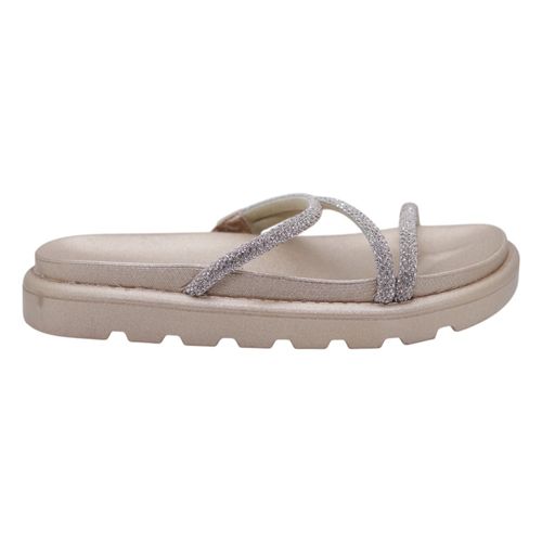 Tamanco Rasteira Vizzano Ouro