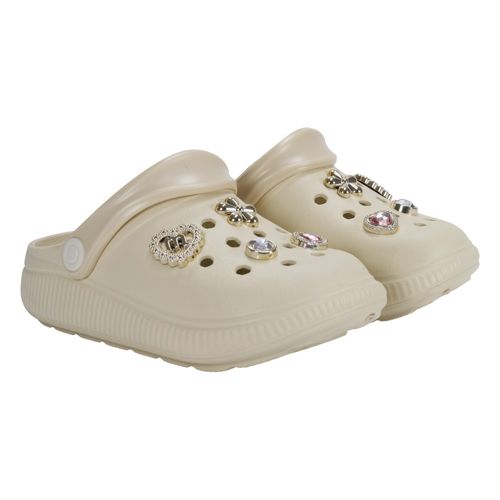 Sandalia Babuche Molekinha 2591.103 Creme