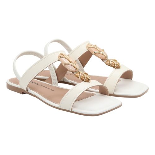 Sandalia Rasteira Dakota Branco