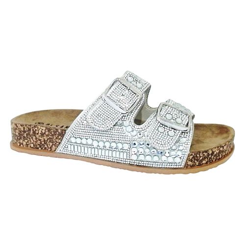 Tamanco Rasteira Di Santinni Prata