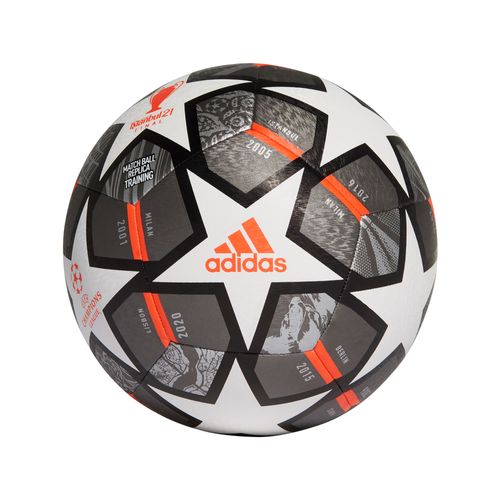 Bola Campo Adidas  Prata/Branco/Laranja