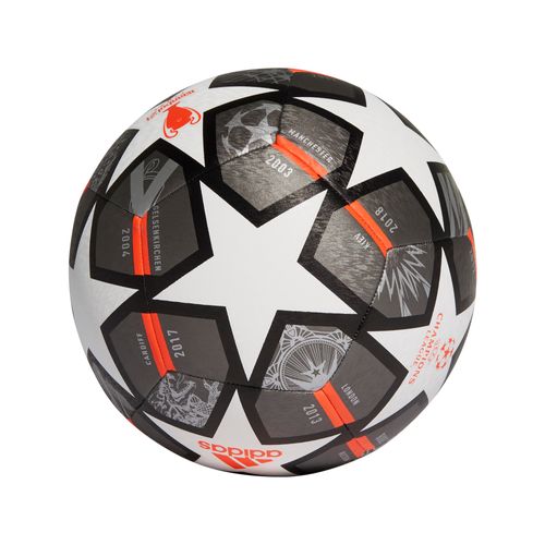 Bola Campo Adidas  Prata/Branco/Laranja