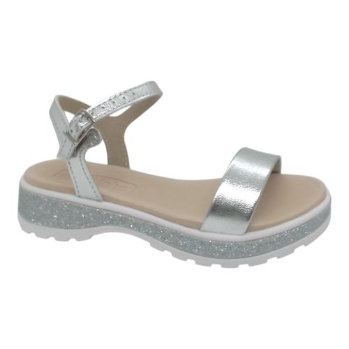 Sandália Molekinha Prata