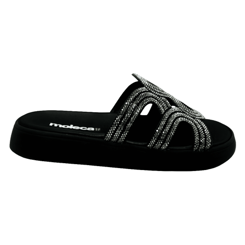 Tamanco Rasteira Moleca 5469.134 Preto