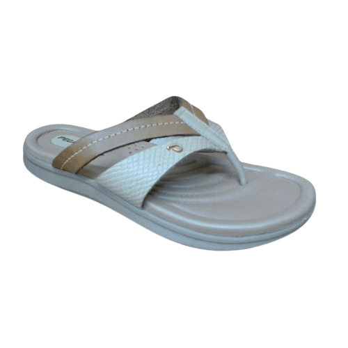 Pegada Tamanco Rasteira 232801 Creme