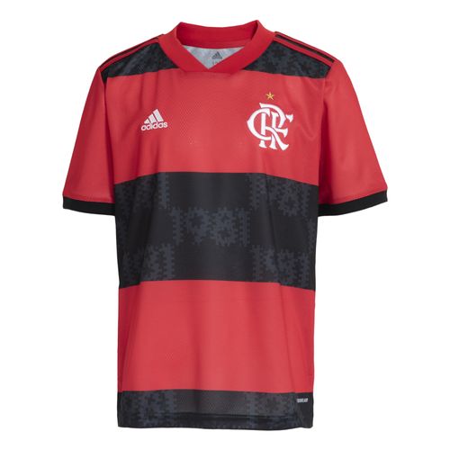 Camisa Adidas Flamengo Infantil  Vermelho/Preto