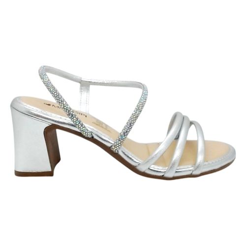 Sandália Salto Mississipi Prata