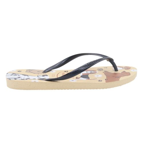 Chinelo Havaianas Slim Pets Marrom