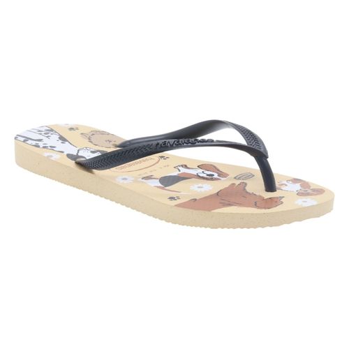 Chinelo Havaianas Slim Pets Marrom