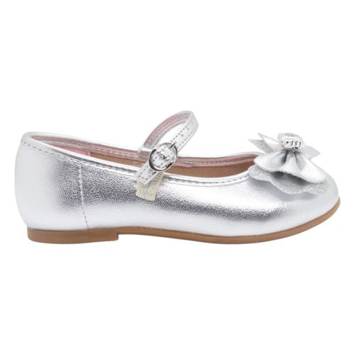 Sapatilha Molekinha Metalizada Prata