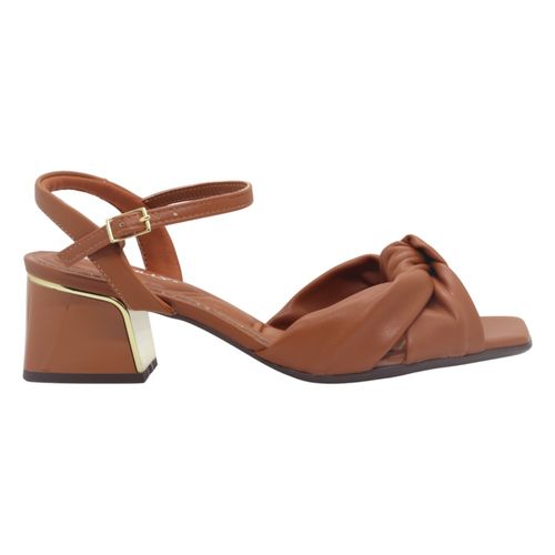 Sandalia Salto Piccadilly Ocre