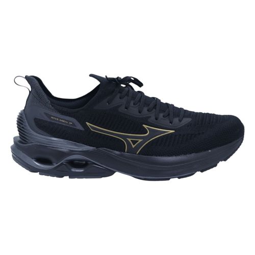 Tênis Mizuno Wave Mirai 7 101012012 Preto/Dourado