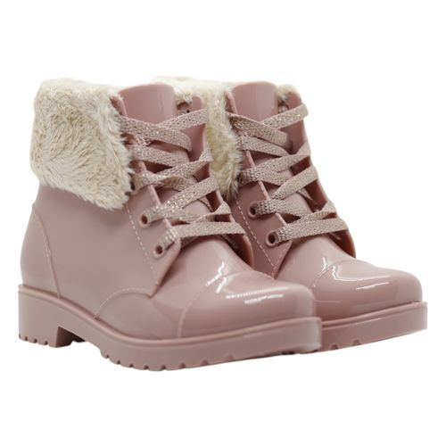 Bota Coturno Luelua Rosa