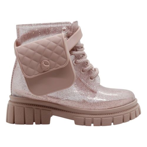 Bota Coturno Luelua Transparente