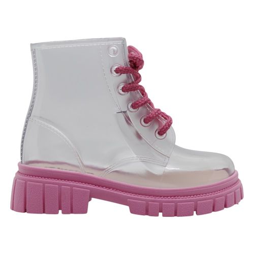 Bota Coturno Luelua Chloe Transparente