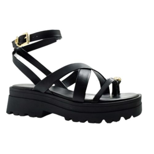 Sandália Rasteira Ramarim 2538204 Preto