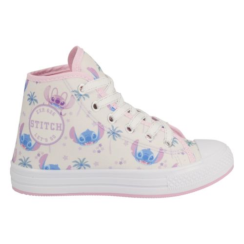 Tênis Danguinho Stitch Cano Alto DST05WI Rosa