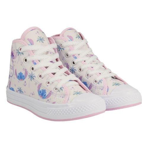 Tênis Danguinho Stitch Cano Alto DST05WI Rosa