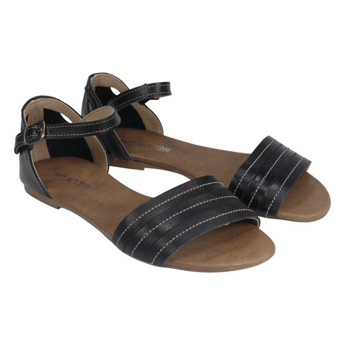 Sandália Rasteira Miss Western 120 Preto