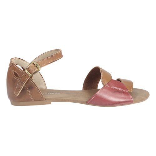 Sandália Rasteira Miss Western 183 Castanho