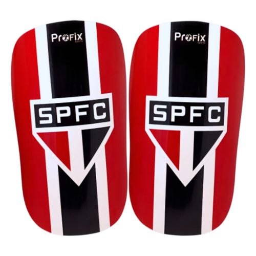 Caneleira Futebol Sportcom São Paulo FC DFAJLI050RBNM Vermelho