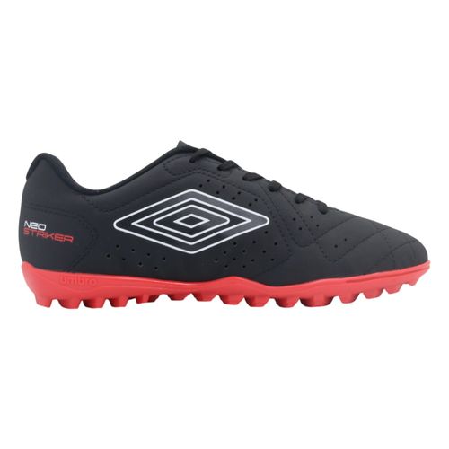 Chuteira Society Umbro Neo Strik FB002011 Preto/Vermelho