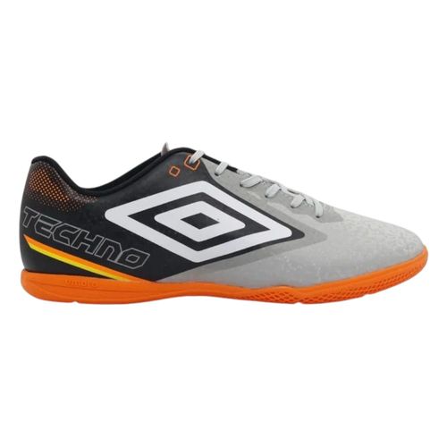 Chuteira Indoor Umbro Techno II FB00333 Cinza