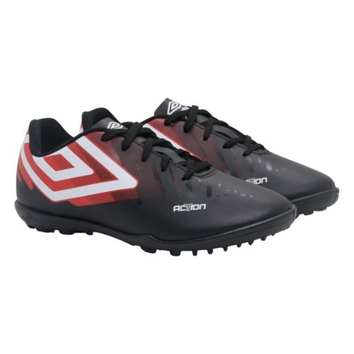 Chuteira Society Umbro Action Jr FB00286 Preto