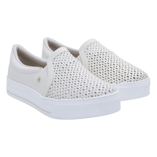 Tênis Via Marte Slip On 027-035 Marfim