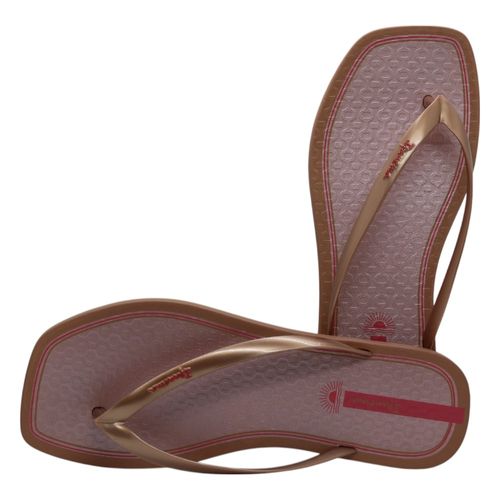 Chinelo Ipanema Edge Glam Marrom