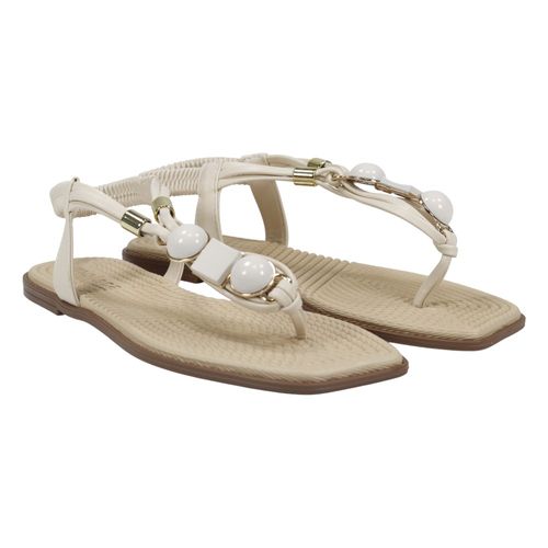 Sandália Rasteira Moleca 5558.106 Branco