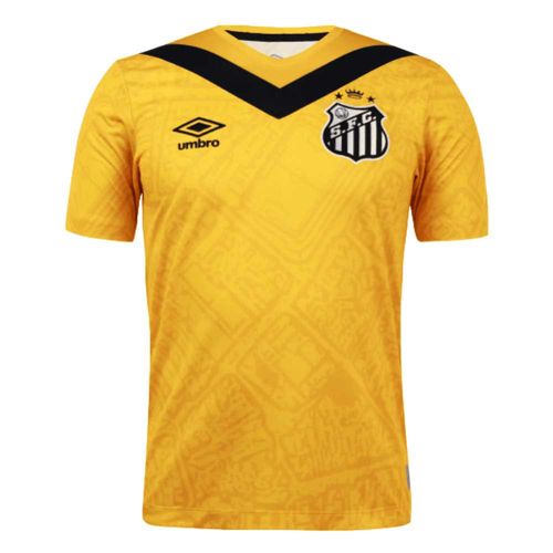 Camisa Umbro Santos Oficial Iii 24 Torcedor Amarelo