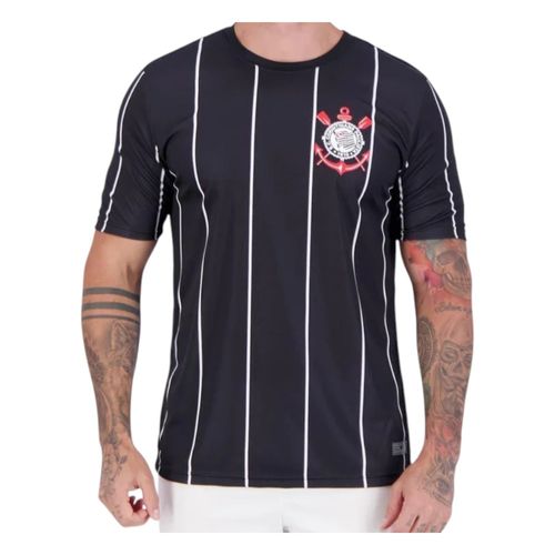 Camisa Coimbra Corinthians Listrada Preto