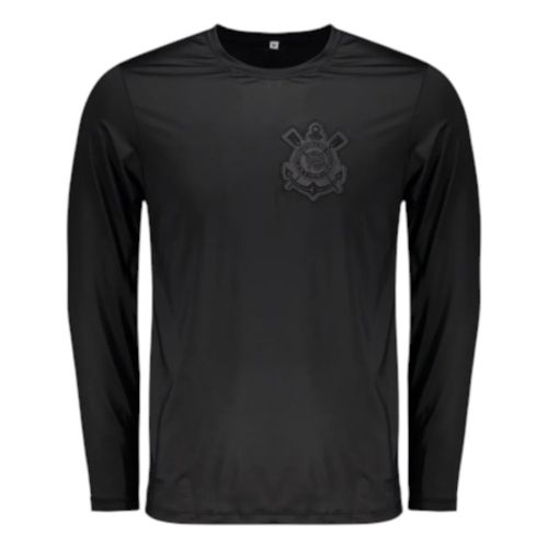 Camisa Manga Longa Dry Corinthians Coimbra 33091 Preto
