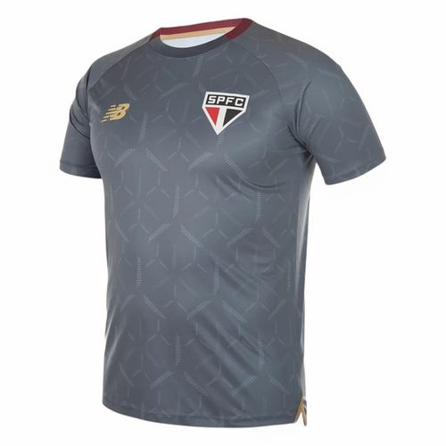 Camiseta São Paulo Treino New Balance Cinza