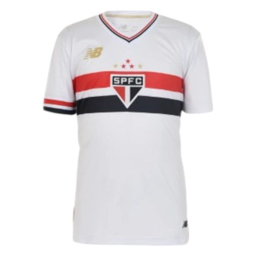 Camisa New Balance São Paulo 2025 Juvenil Branco