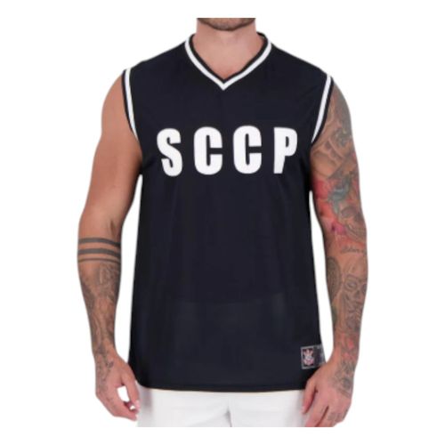 Camisa Regata Corinthians Coimbra 30405 Preto