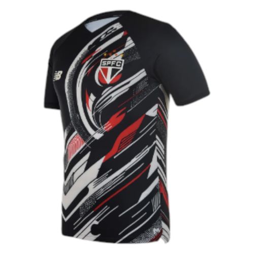 Camisa New Balance São Paulo Pré Jogo 2025 Preto