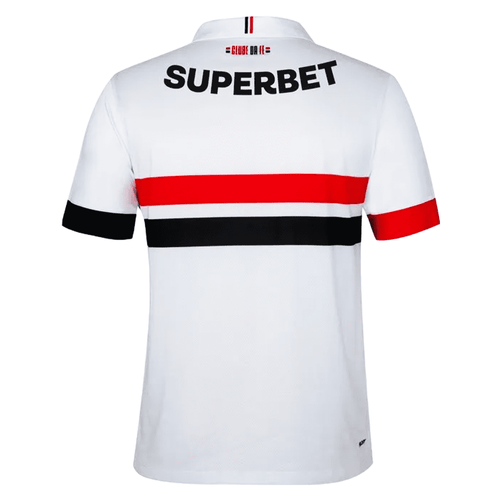 Camisa New Balance São Paulo I 24/25 Torcedor Branco