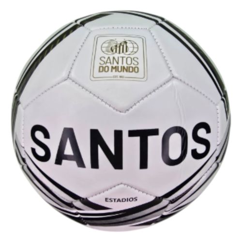 Bola Futebol Campo Sportcom Santos FC DFPVDL213 Branco