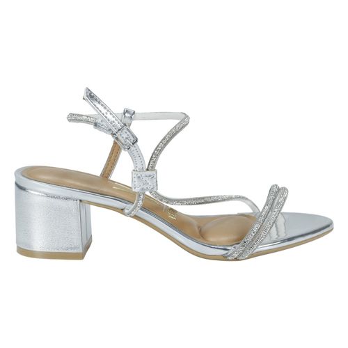 Sandália Salto Bloco Vizzano 6291.1175 Prata