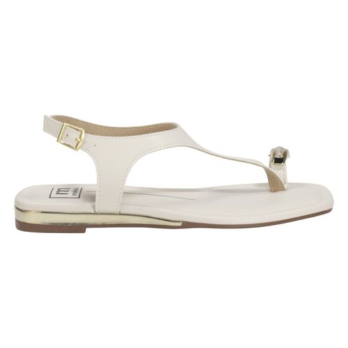 Sandália Rasteira Moleca 5559.103 Branco