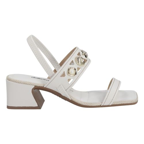 Sandália Salto Bloco Dakota DB231 Branco